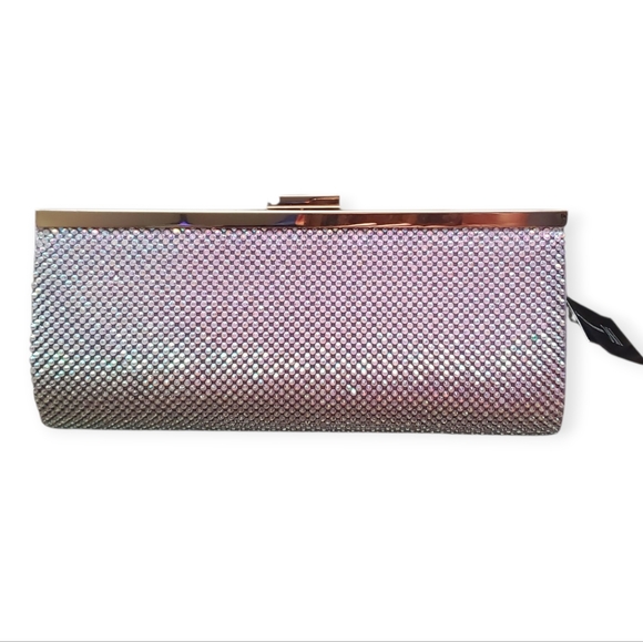 INC International Concepts Iridescent Clutch - Picture 1 of 4
